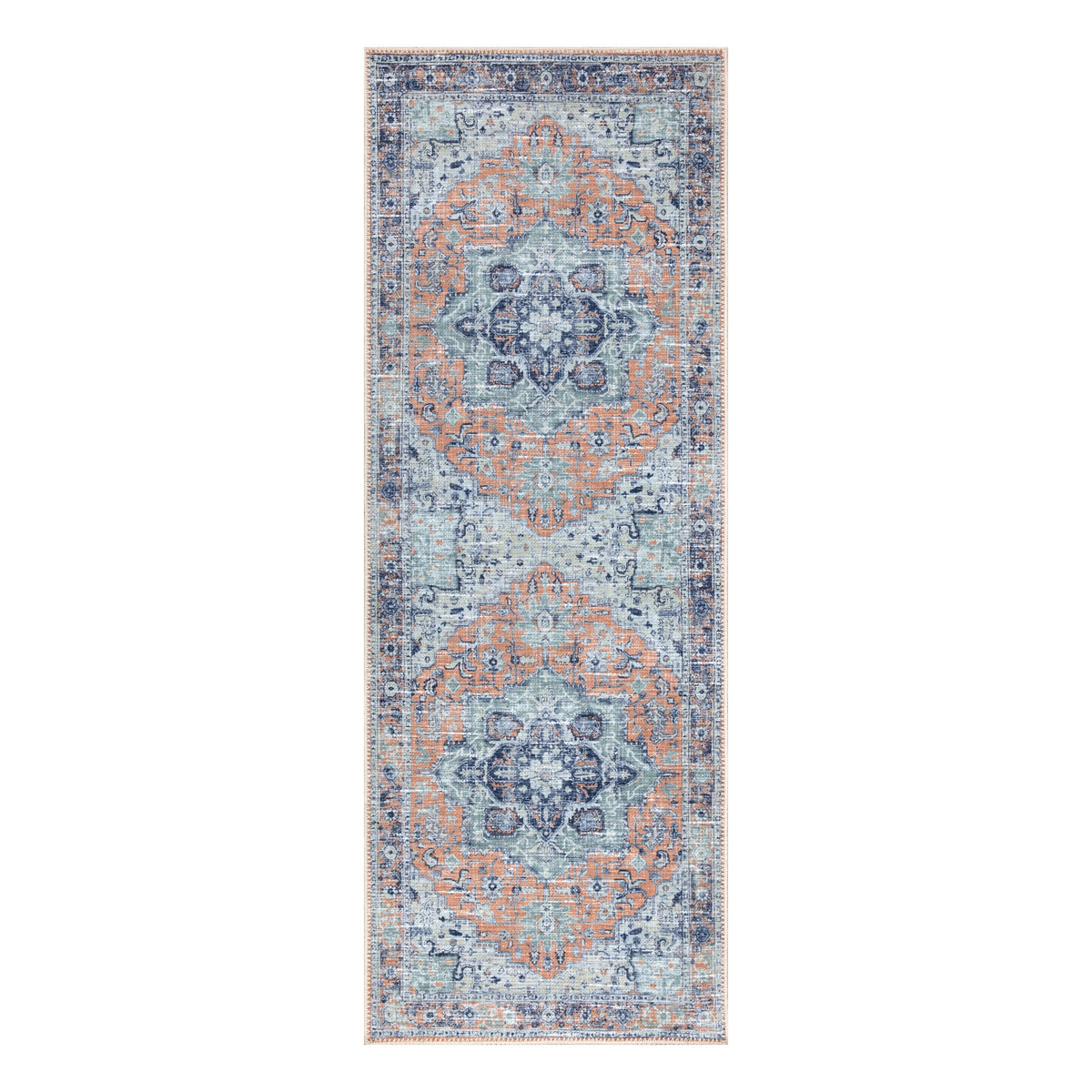Ionia IO-12 Traditional Washable Rug | Non-Slip