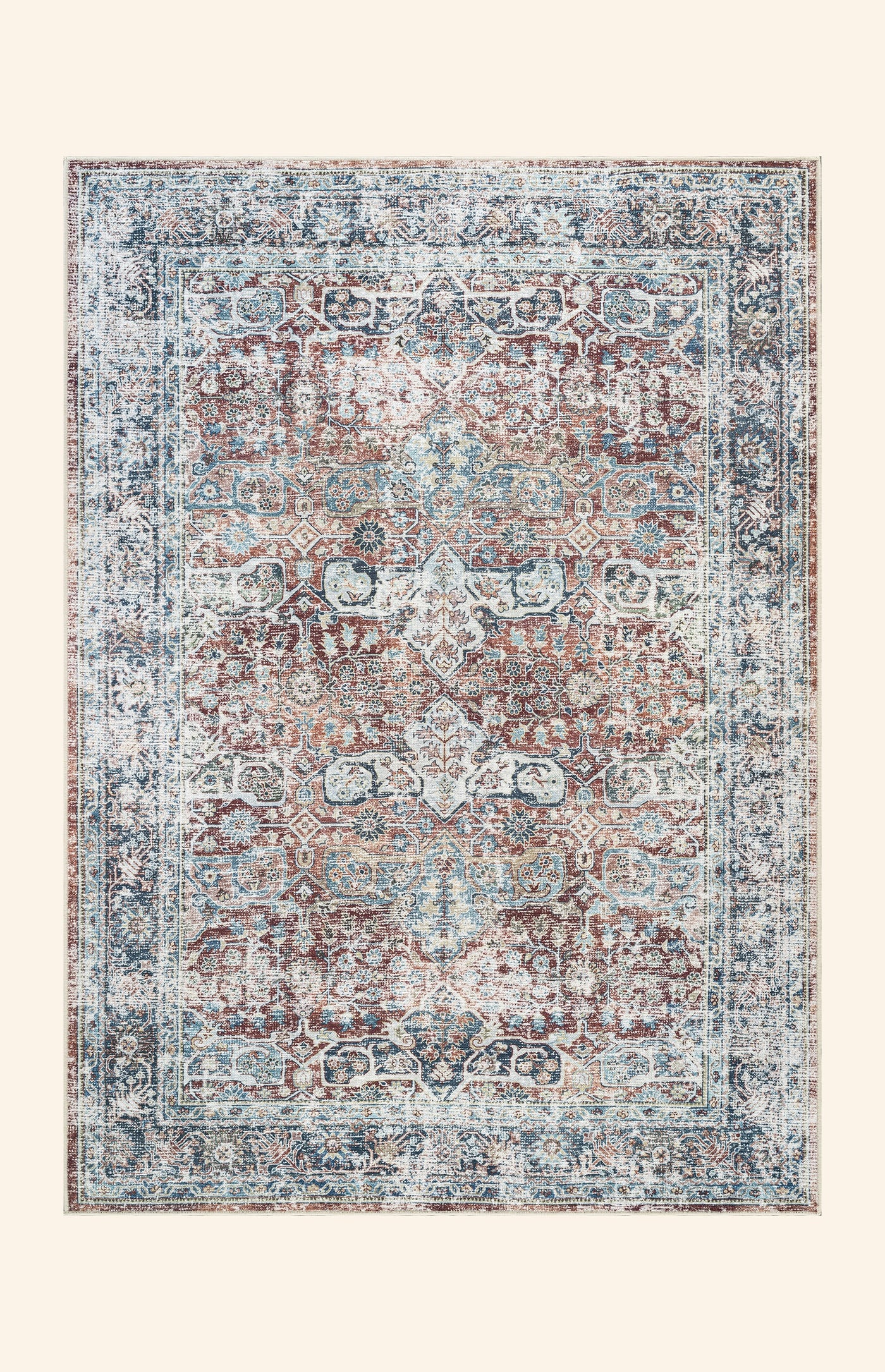 Sienna - Brick & Indigo Rug