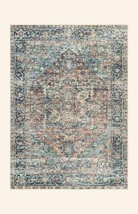 Vera - Teal & Tangerine Rug