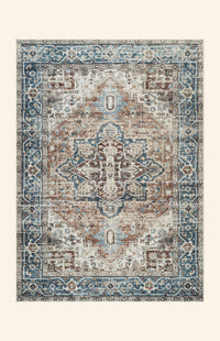 Vera - Terracotta & Teal Rug
