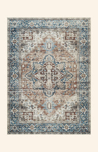Vera - Terracotta & Teal Rug