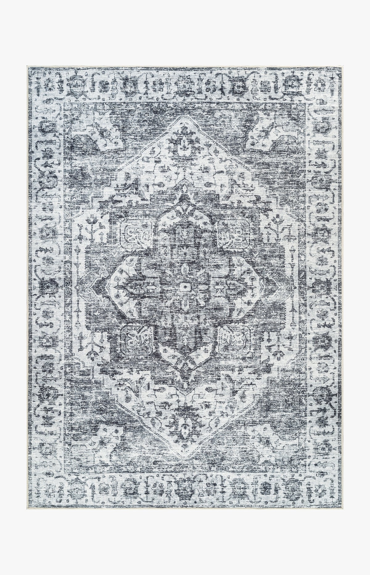 Margot - Charcoal & Ivory Rug