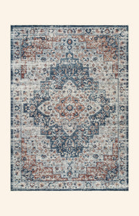 Cyprus - Teal & Terracotta Rug