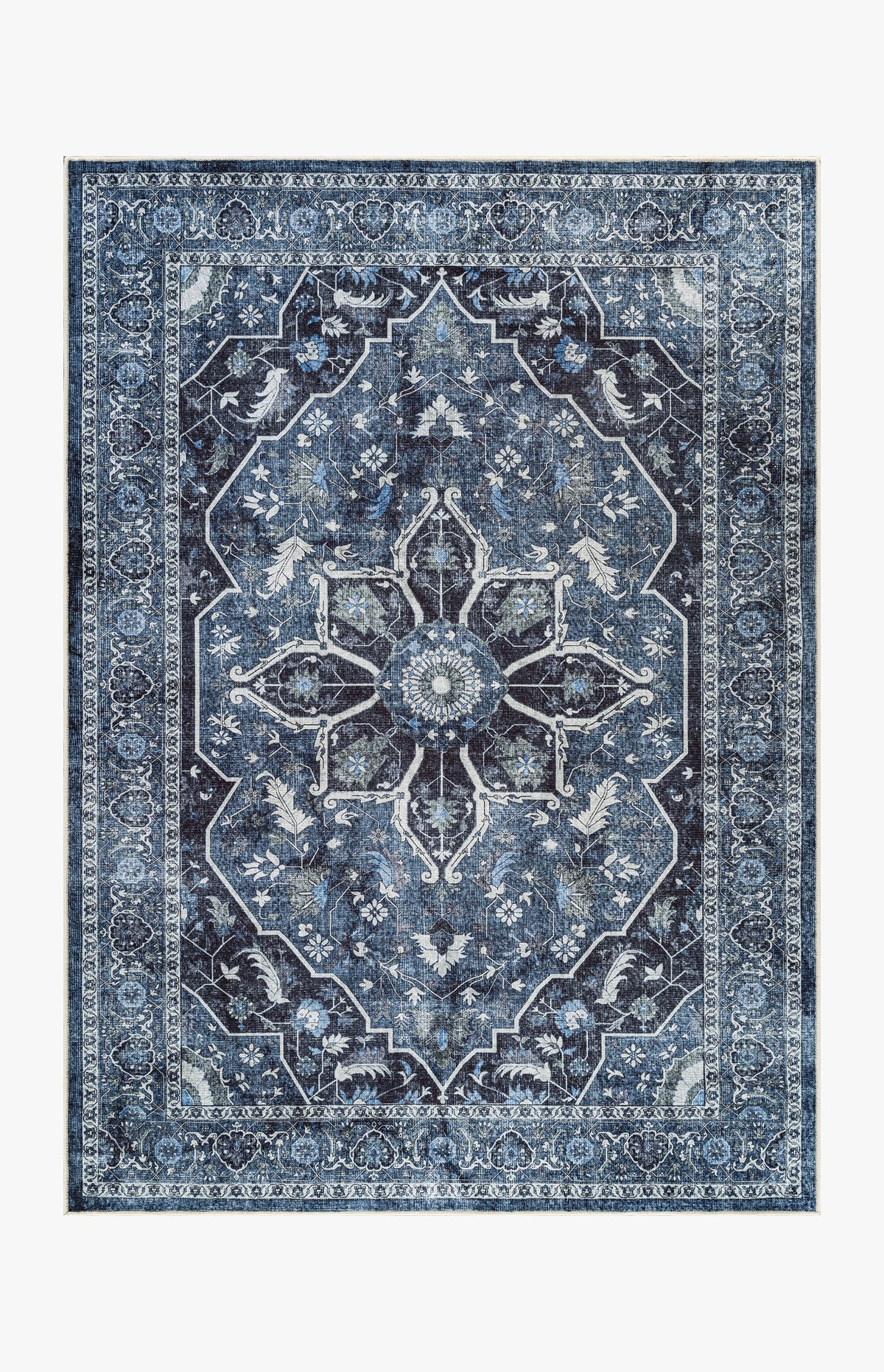 Sapphire - Navy & Charcoal Rug