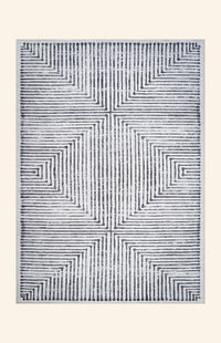 Hampton - Black & Ivory Rug