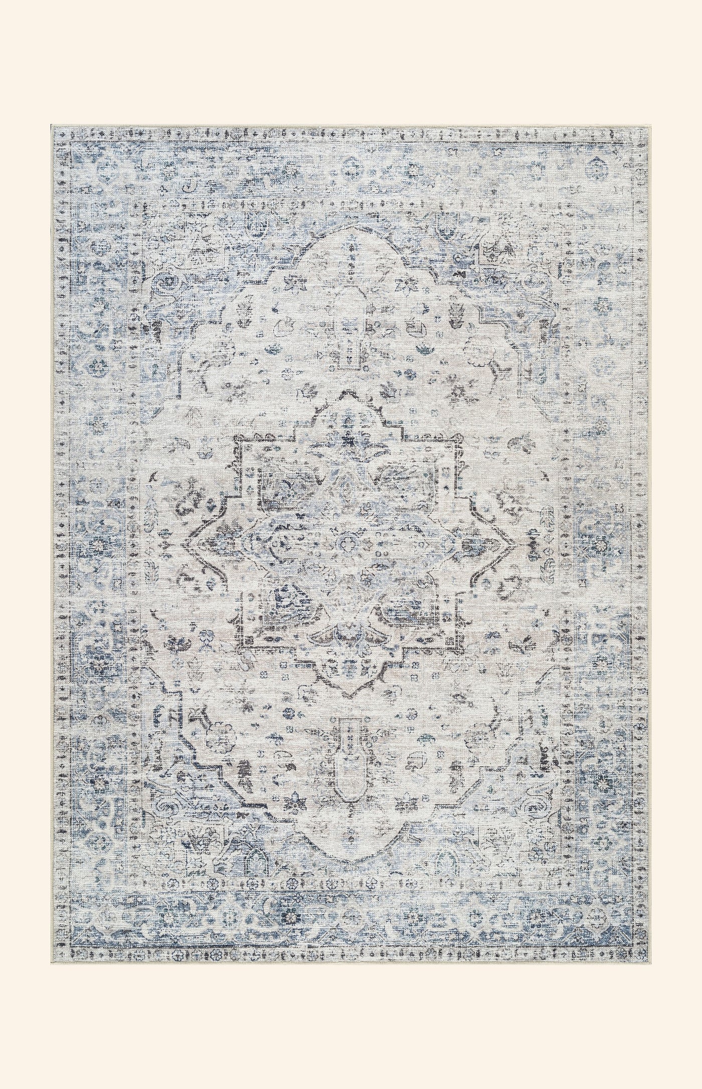 Skye - Soft Blue & Ivory Rug