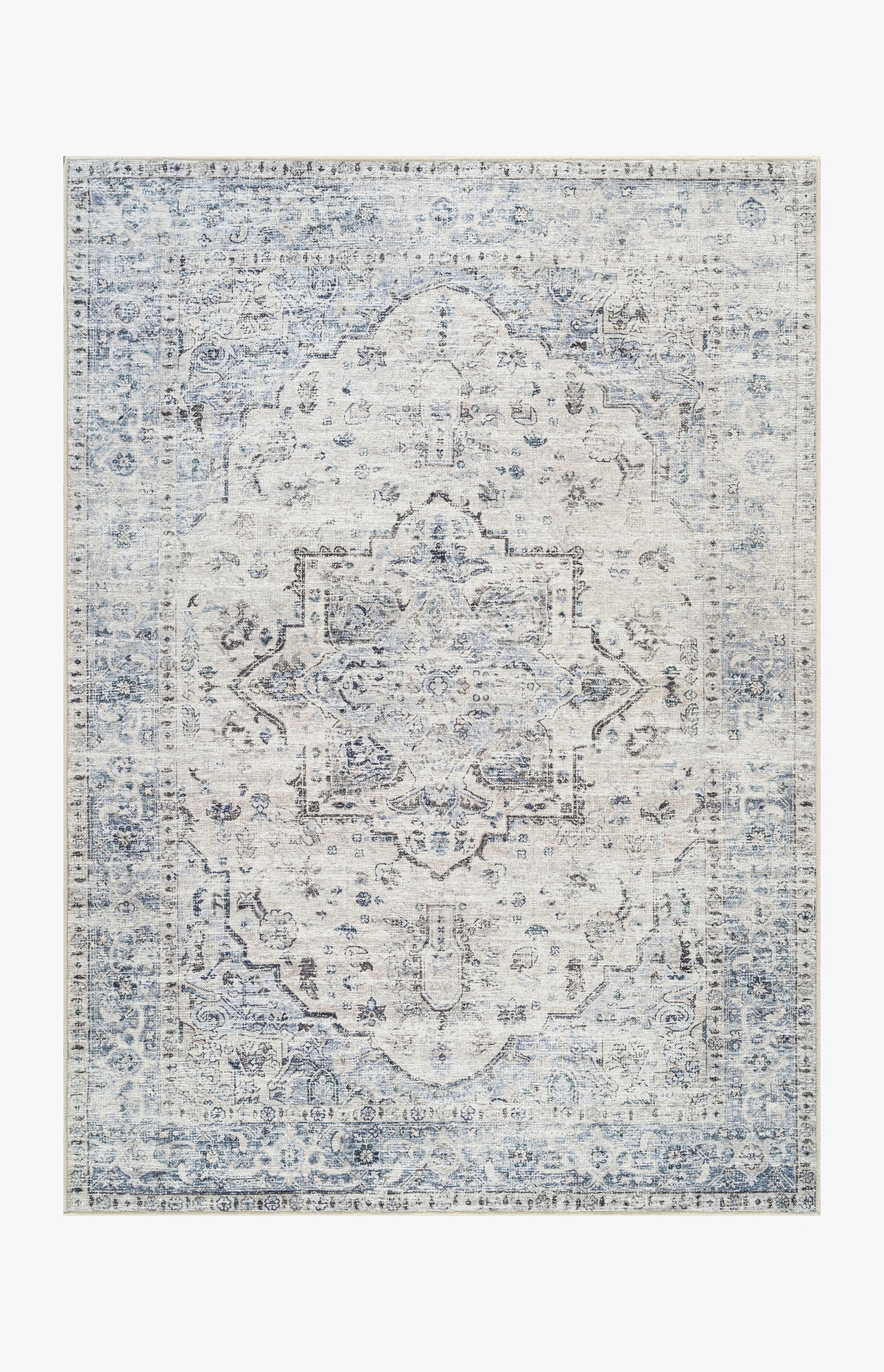 Skye - Soft Blue & Ivory Rug