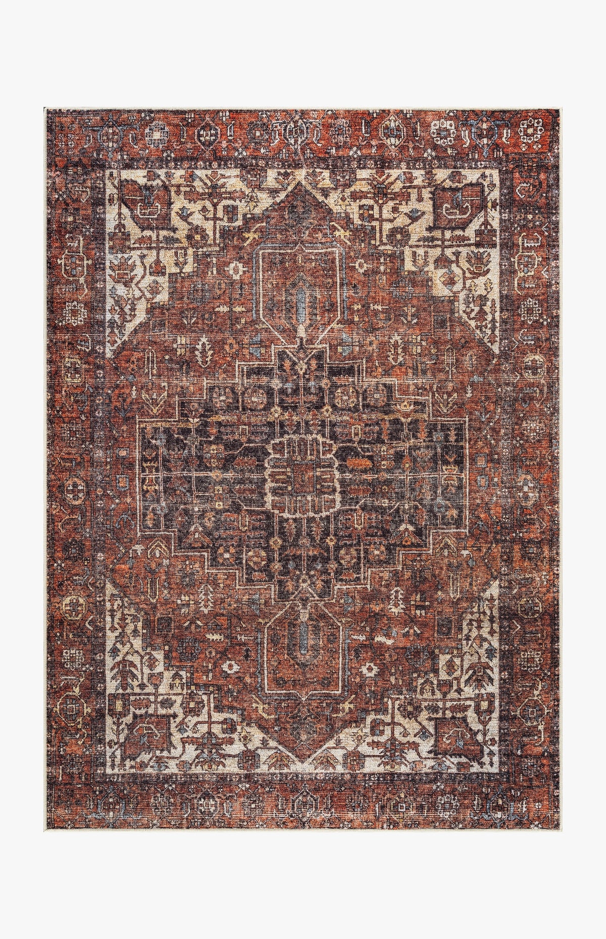 Mara - Rust Multi Rug