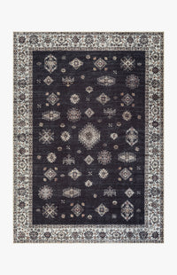 Midnight - Black & Ivory Rug