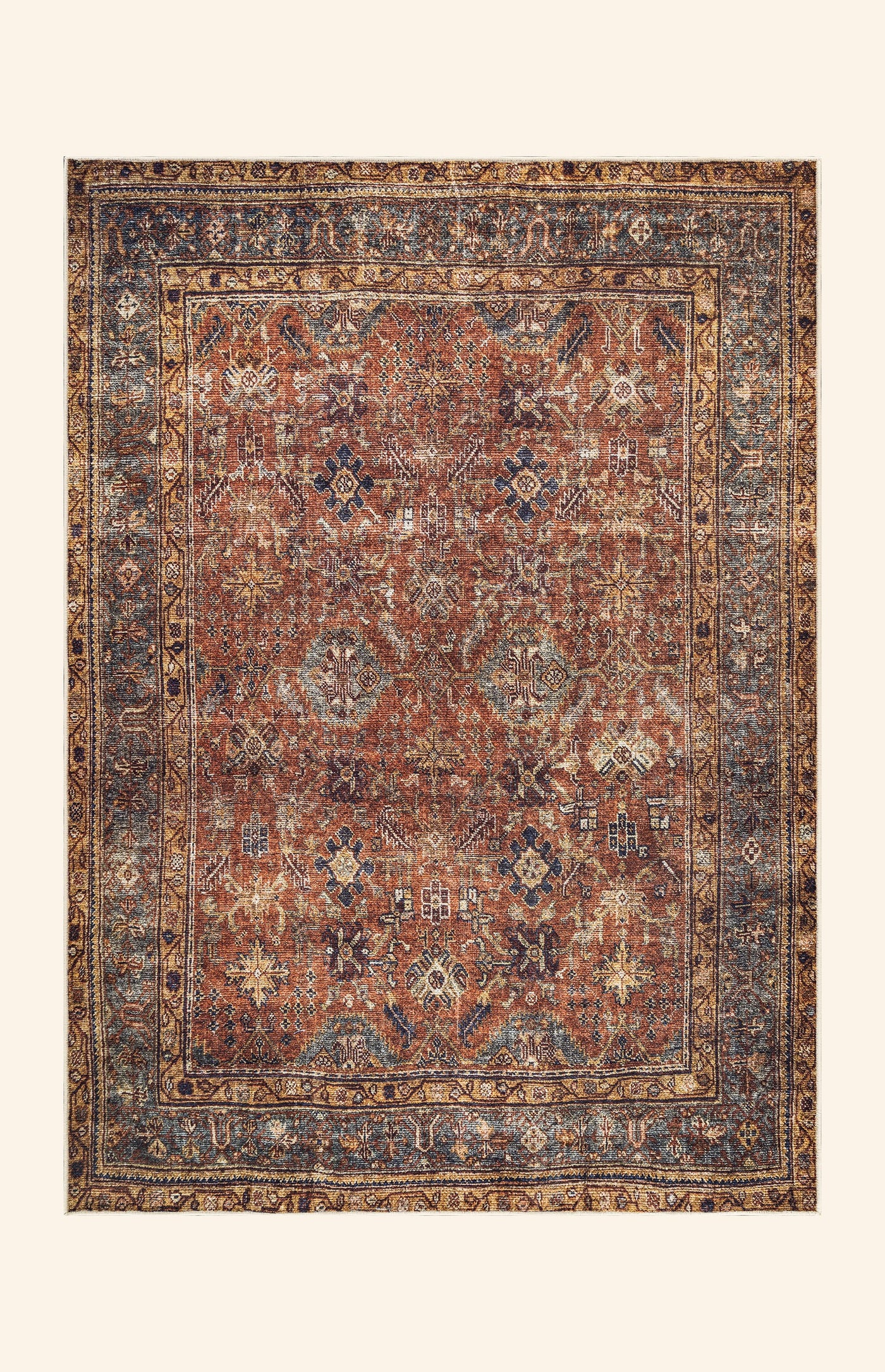 Marigold - Persimmon Multi Rug