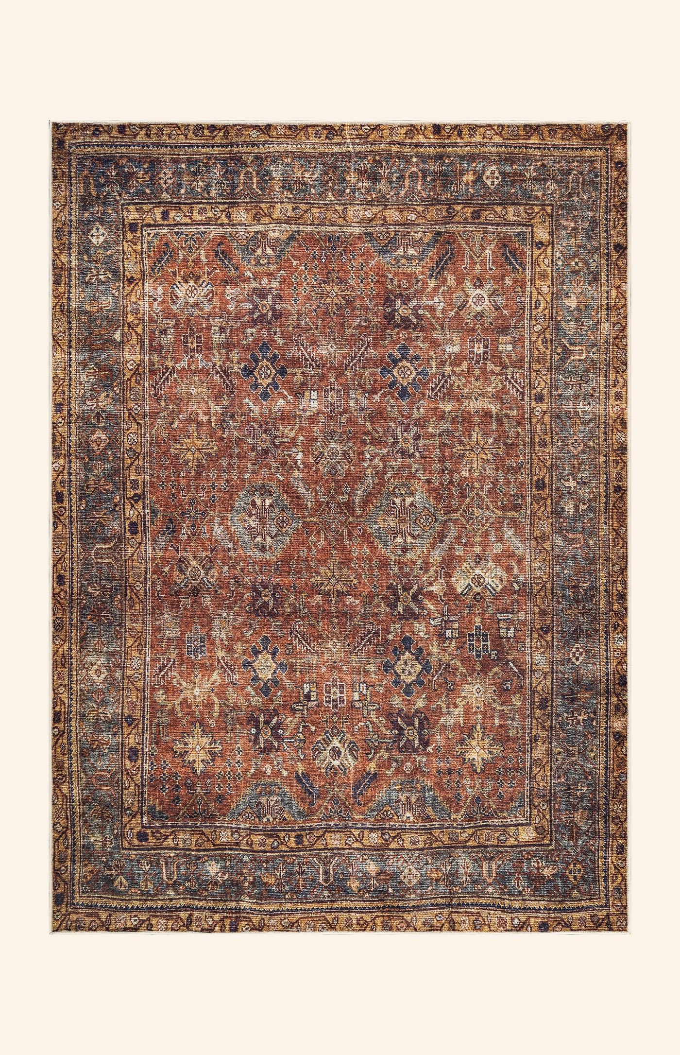 Marigold - Persimmon Multi Rug