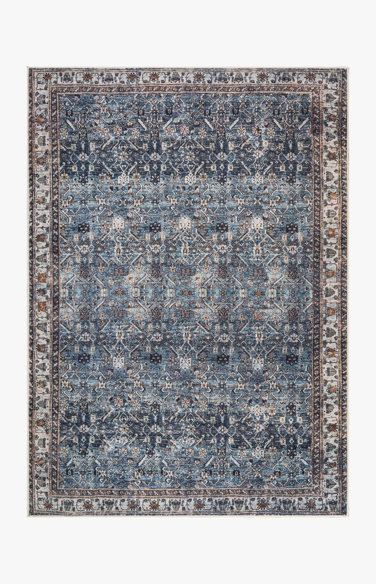 Lila - Lapis & Sand Rug