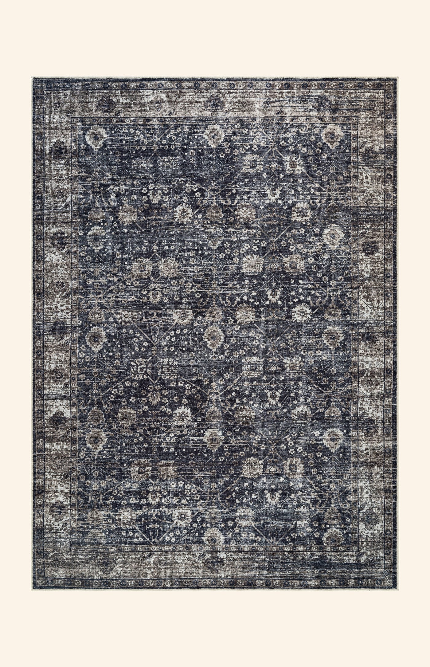 Sloane - Charcoal & Espresso Rug