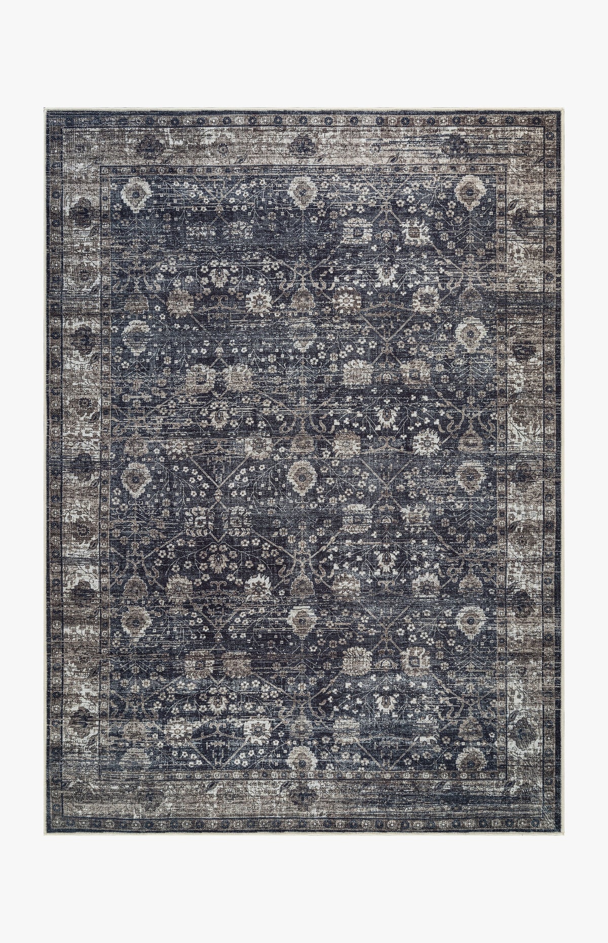 Sloane - Charcoal & Espresso Rug