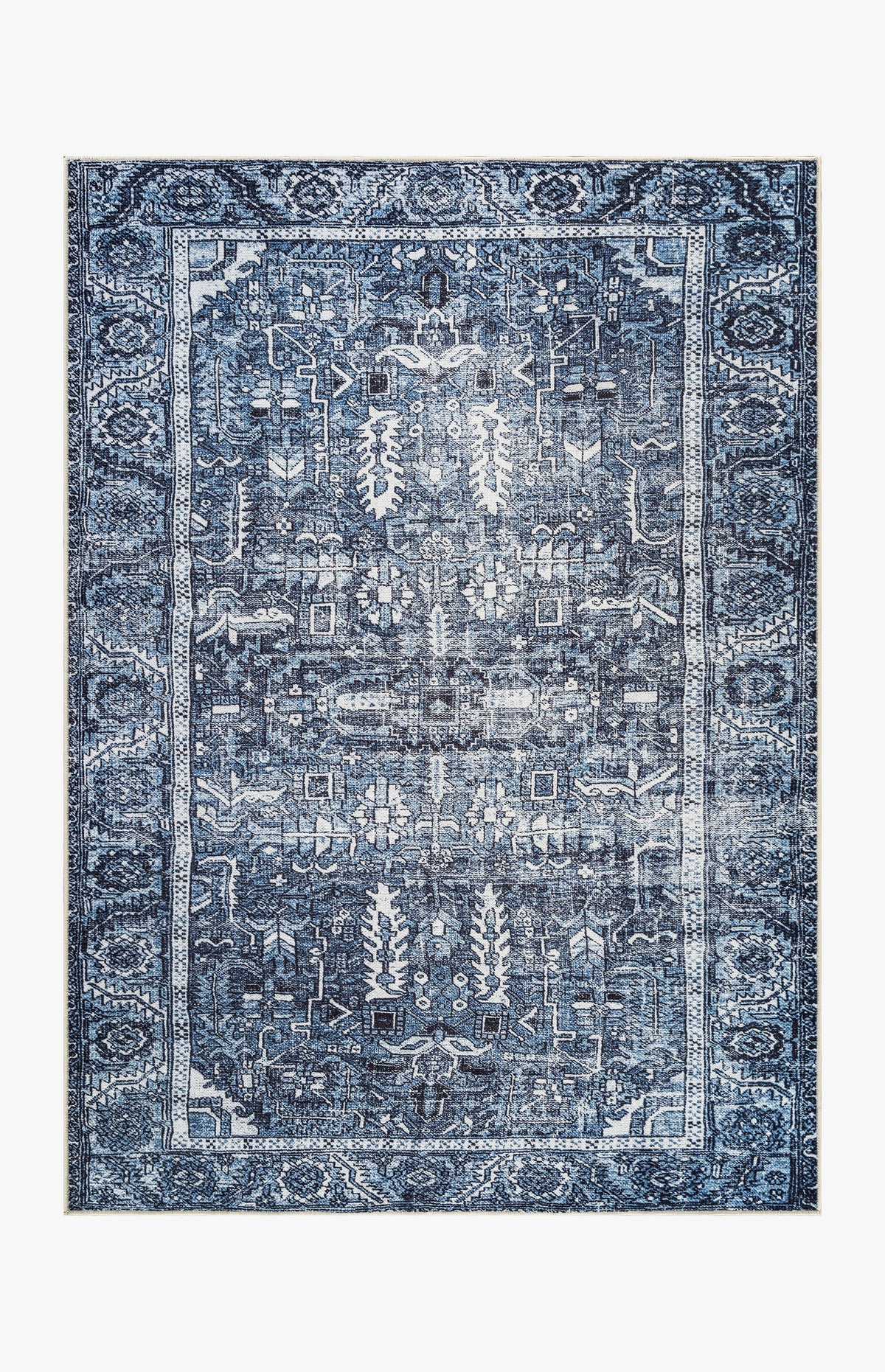 June - Denim Blue Rug
