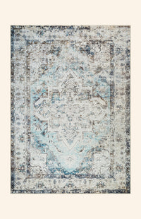 Pearl - Ivory & Soft Blue Rug