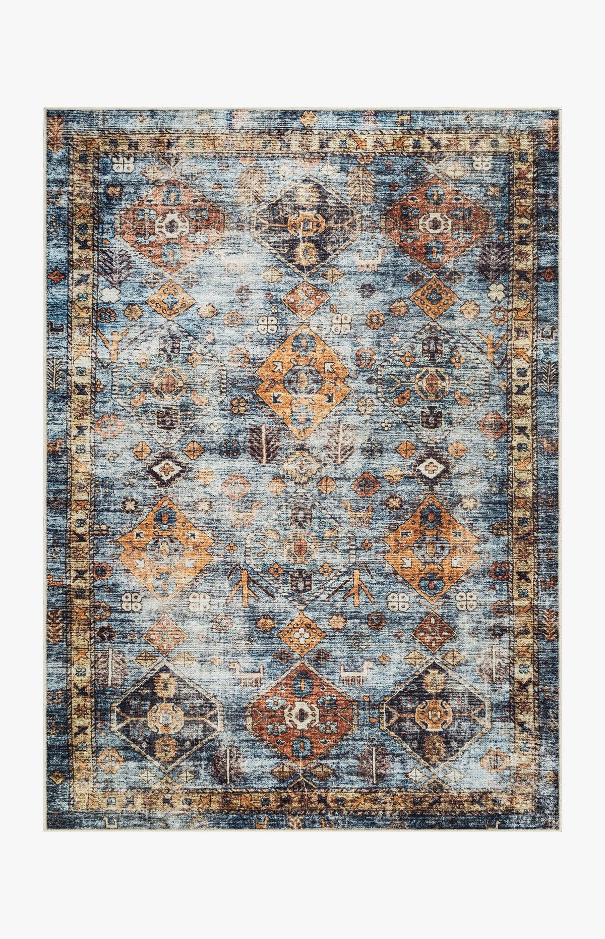 Dahlia - Indigo Multi Rug