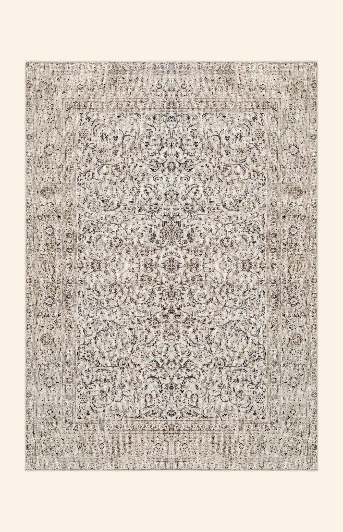 Champagne - Linen Cream Rug