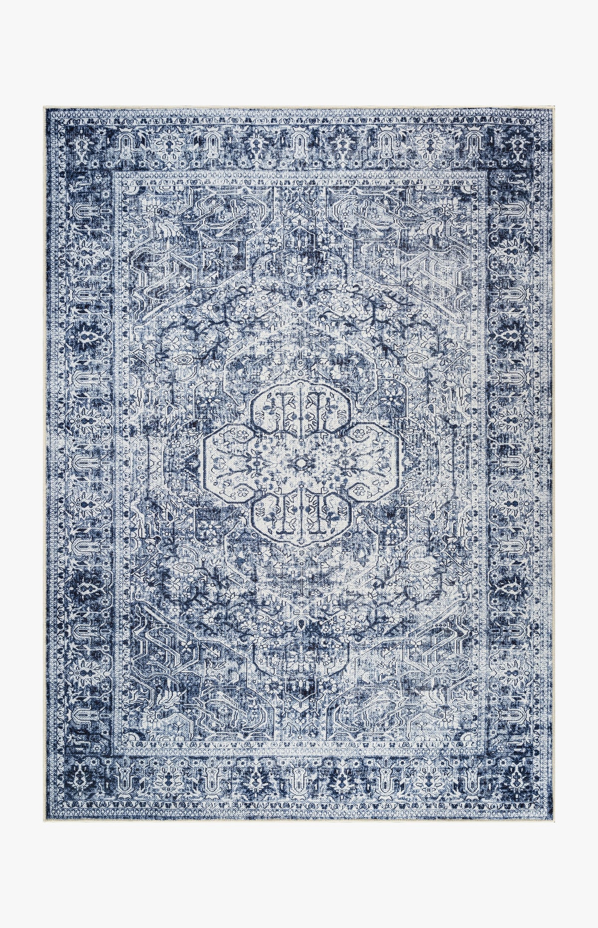 Aegean - Denim & Ivory Rug