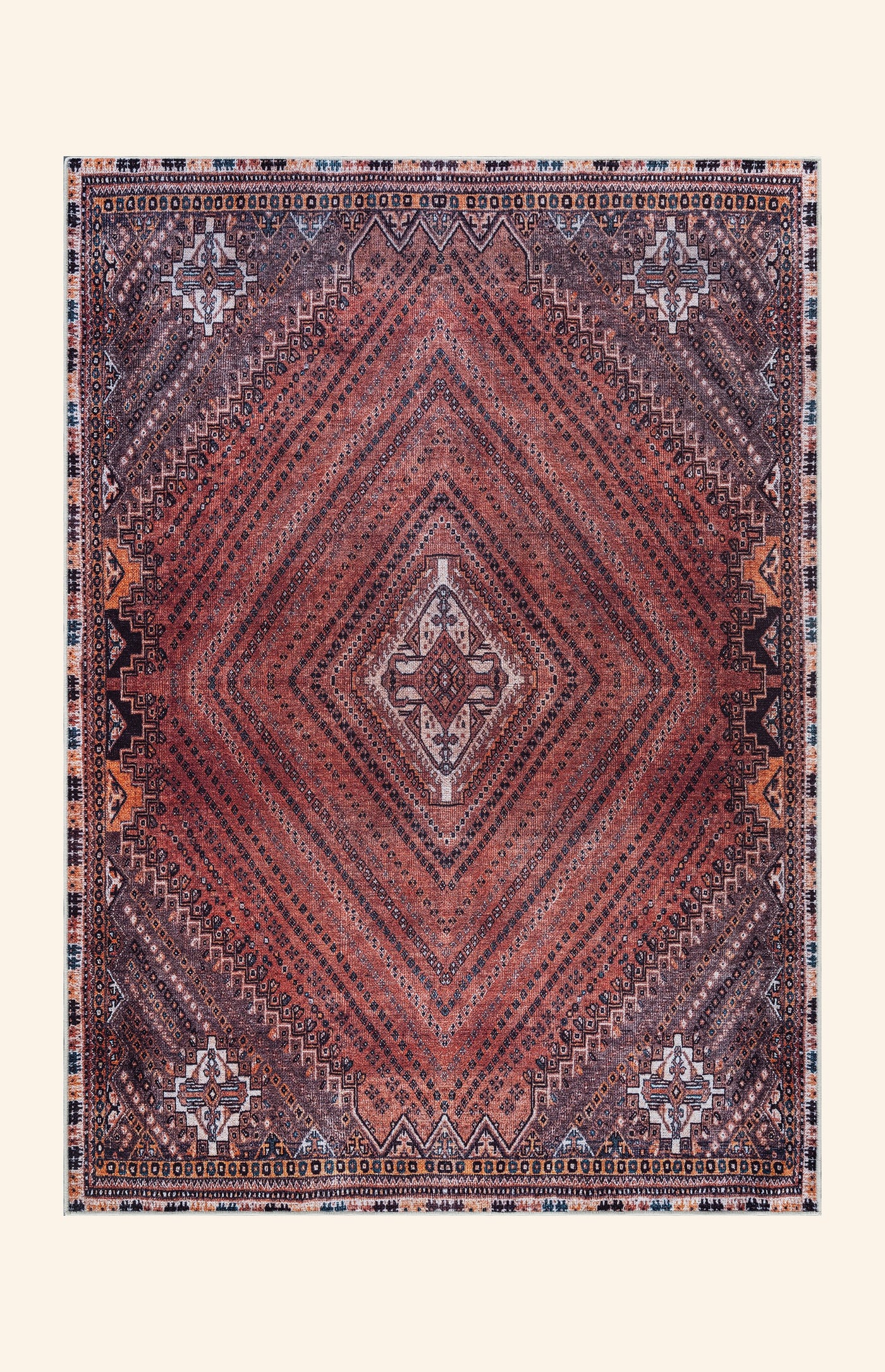 Atlas - Coral Multi Rug