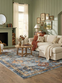 Dahlia - Indigo Multi Rug