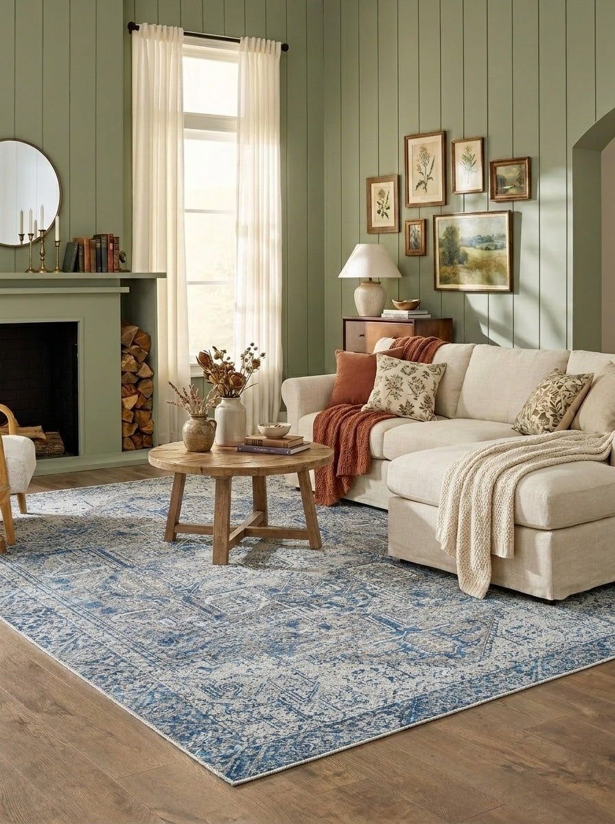Celeste - Sky Blue Rug