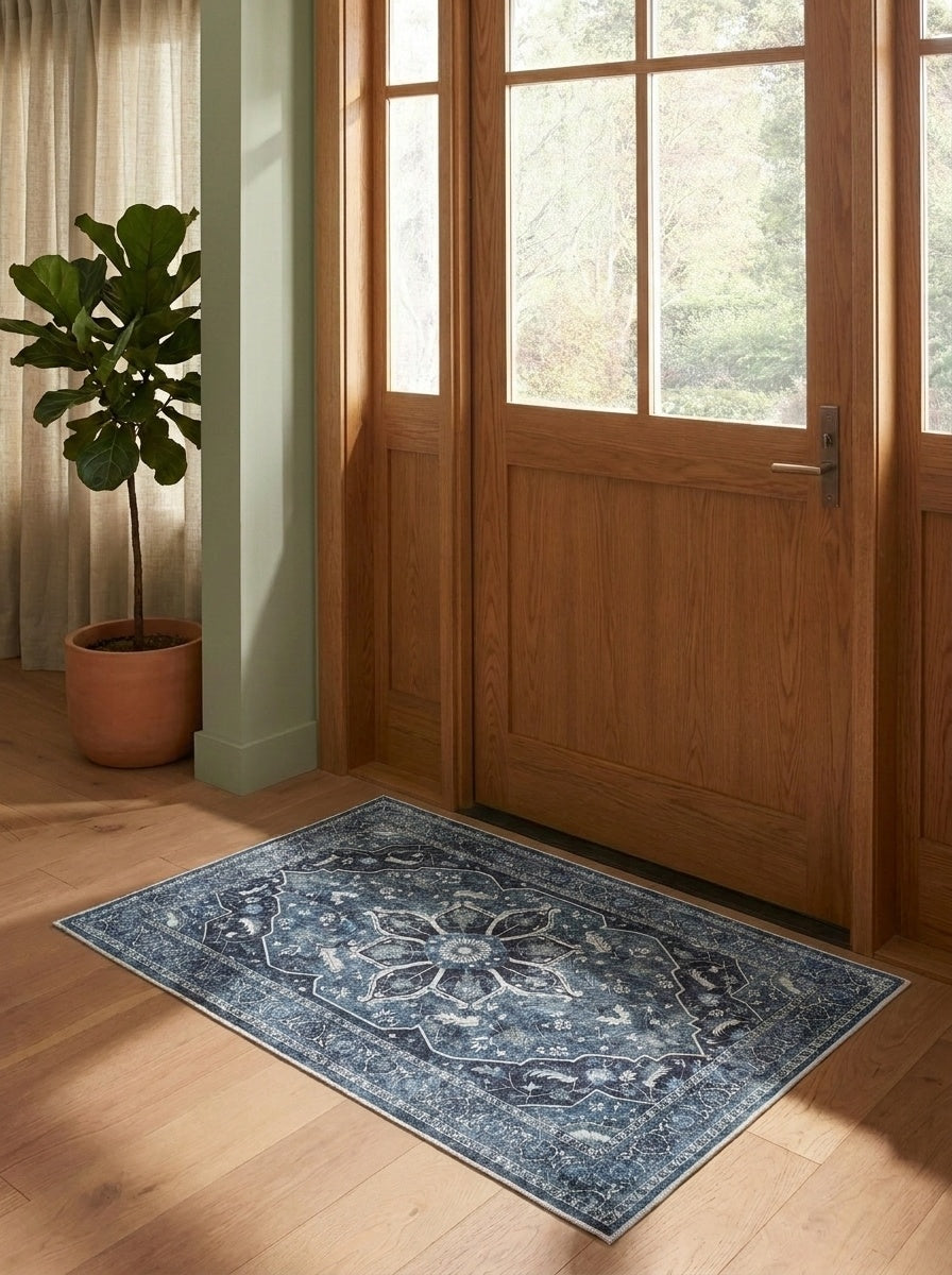 Sapphire - Navy & Charcoal Rug