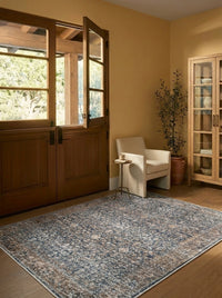 Hudson - Indigo & Camel Rug