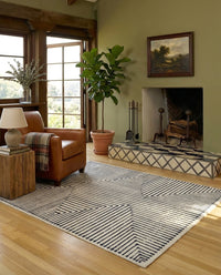 Hampton - Black & Ivory Rug