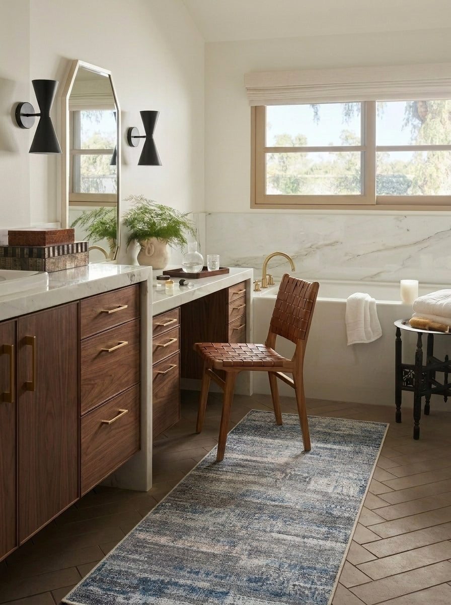 Quinn - Slate & Blush Rug