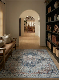Cyprus - Teal & Terracotta Rug
