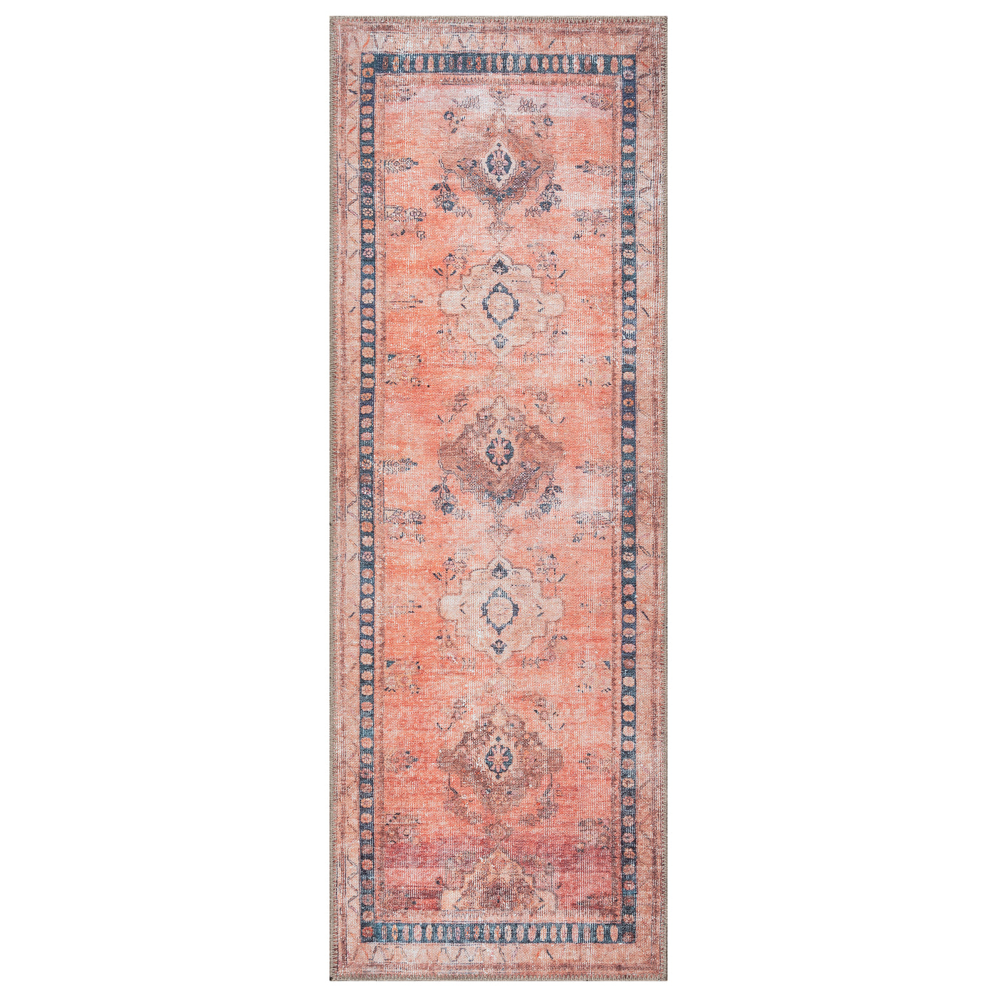 Ionia IO-56 Traditional Bordered Peach Rug