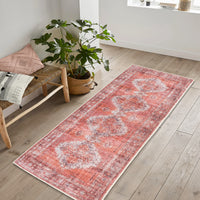 Ionia IO-65 Traditional Medallion Pink Rug