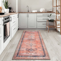 Ionia IO-56 Traditional Bordered Peach Rug