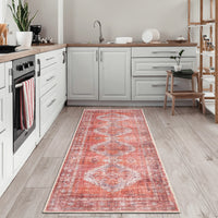 Ionia IO-65 Traditional Medallion Pink Rug