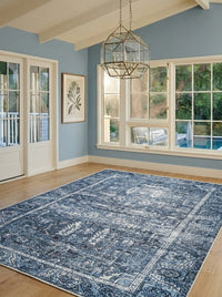 June - Denim Blue Rug