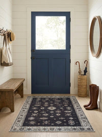 Midnight - Black & Ivory Rug
