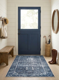 June - Denim Blue Rug