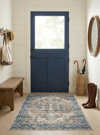 Vera - Terracotta & Teal Rug