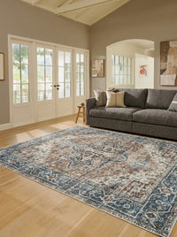 Vera - Terracotta & Teal Rug