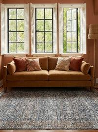 Hudson - Indigo & Camel Rug