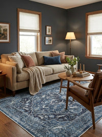 Sapphire - Navy & Charcoal Rug