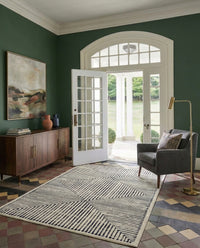 Hampton - Black & Ivory Rug