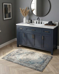 Pearl - Ivory & Soft Blue Rug