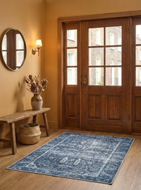 June - Denim Blue Rug