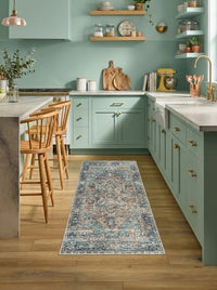 Vera - Teal & Tangerine Rug