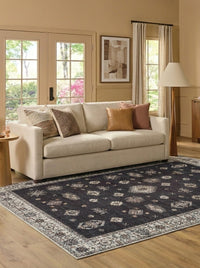 Midnight - Black & Ivory Rug
