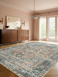 Vera - Teal & Tangerine Rug