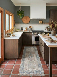 Hudson - Indigo & Camel Rug