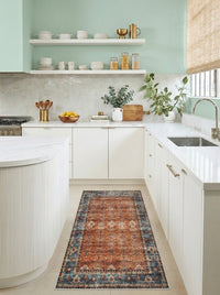 Aurora - Sunset Teal Rug